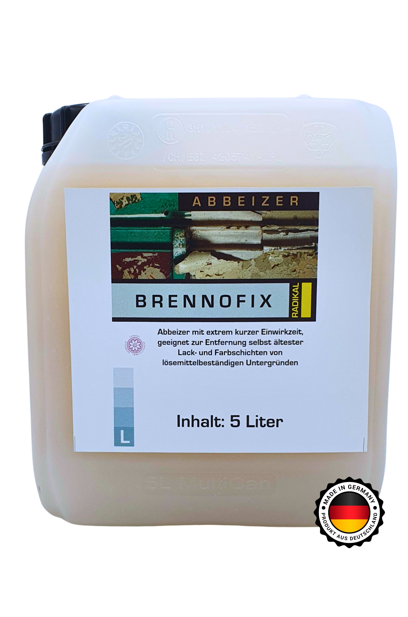 BRENNOFIX Radikal Abbeizer - Abbeizpaste 5 Liter