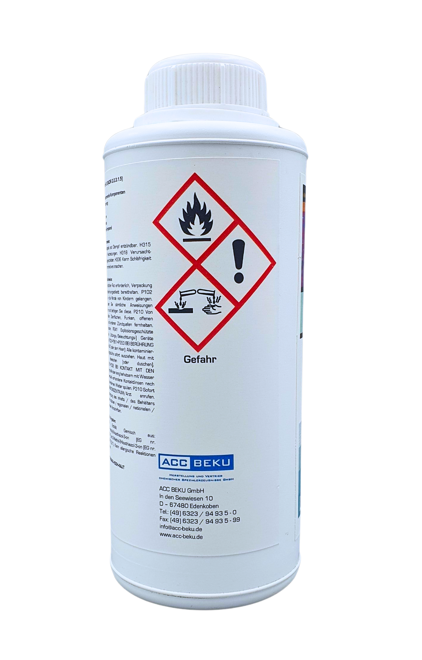 Weiße BRENNOFIX 750ml Abbeizer Flasche aus Plastik