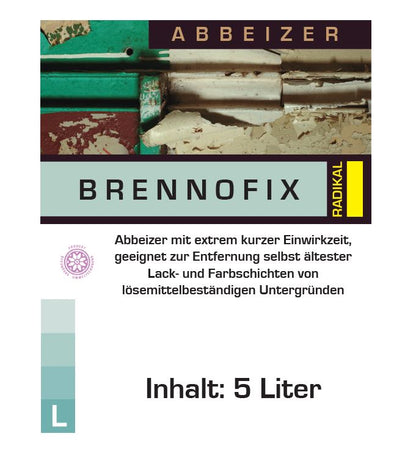 Etikett BRENNOFIX Radikal 5 L